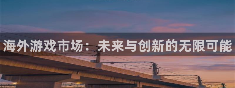 星欧娱乐：海外游戏市场：未来与创新的无限可能