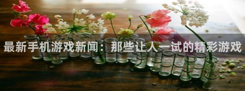 星欧娱乐什么意思：最新手机游戏新闻：那些让人一试的精彩游戏